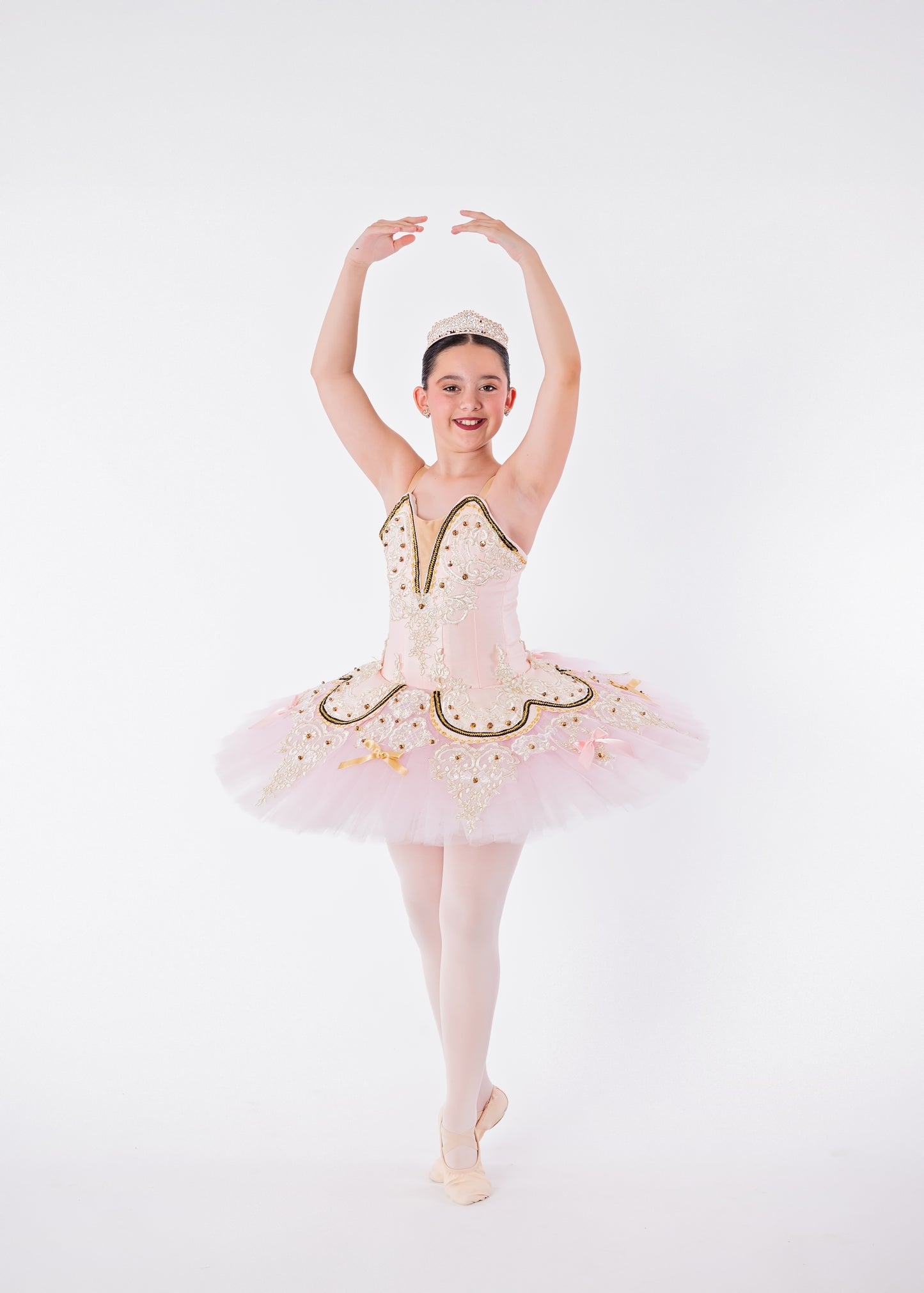 Pink & Bronze Tutu Rental - Adult XS/S