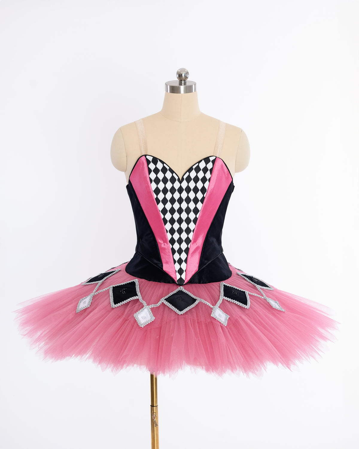 Pink Harlequin Tutu Rental - Adult XS/S