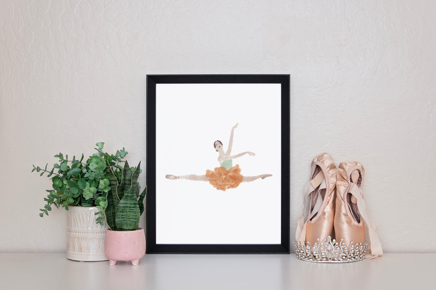 Marigold Ballerina Print