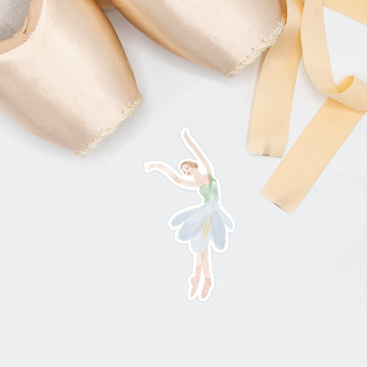 Snowdrop (January) Ballerina Sticker