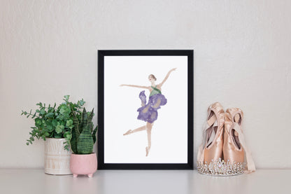 Iris Ballerina Print