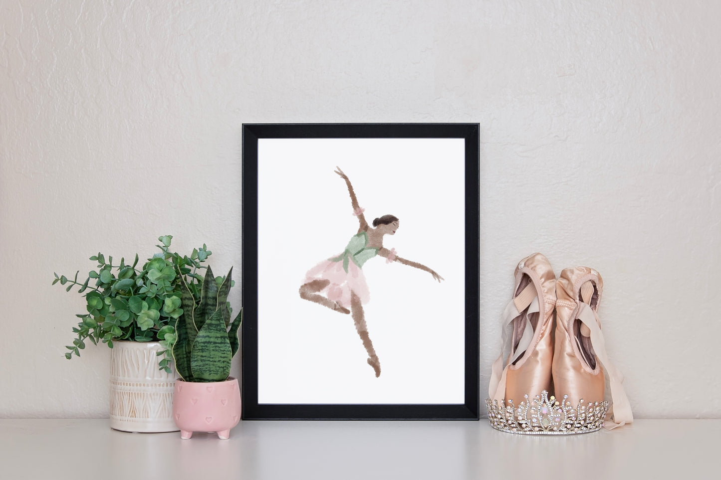 Cherry Blossom Ballerina Print