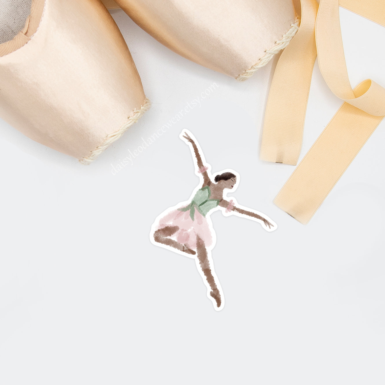 Cherry Blossom (March) Ballerina Sticker