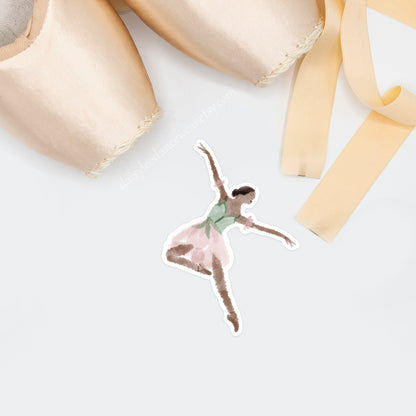 Cherry Blossom (March) Ballerina Sticker