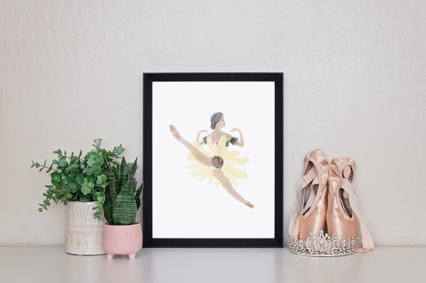 Daisy Ballerina Print