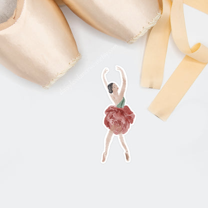 Rose (June) Ballerina Sticker