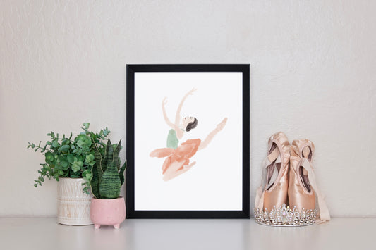 Poppy Ballerina Print