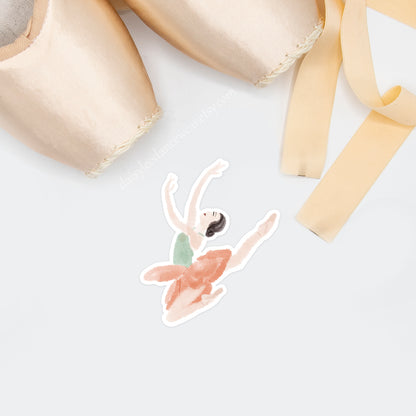 Poppy (August) Ballerina Sticker