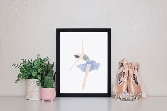 Morning Glory Ballerina Print