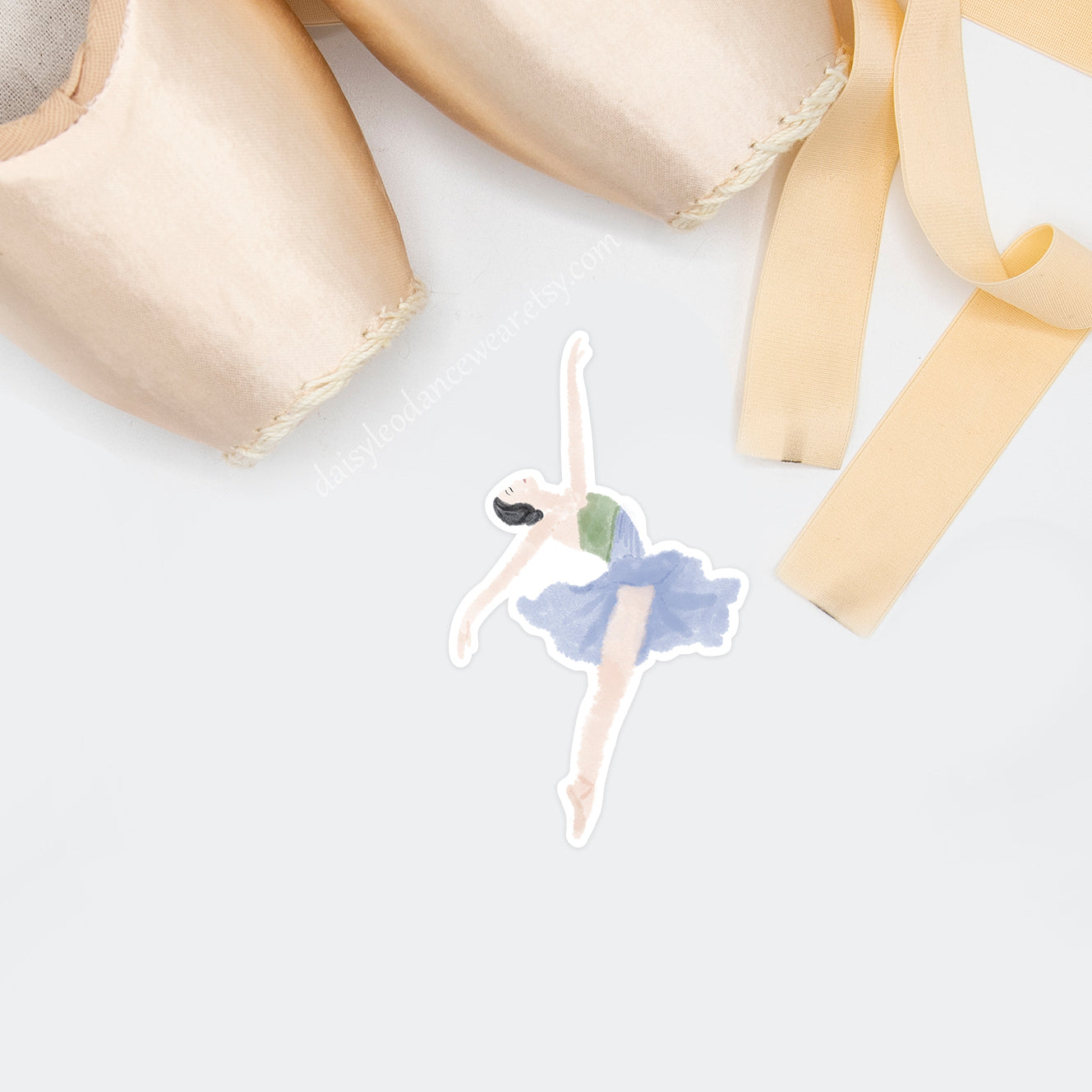 Morning Glory (September) Ballerina Sticker