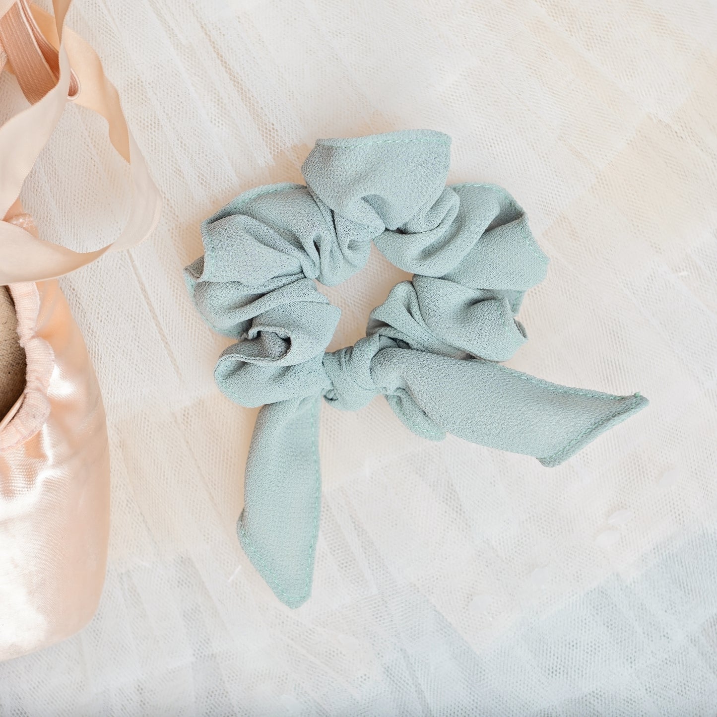 Sissonne Sage Hair Scrunchie