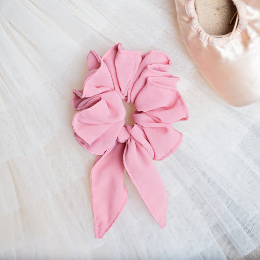 Pirouette Pink Hair Scrunchie