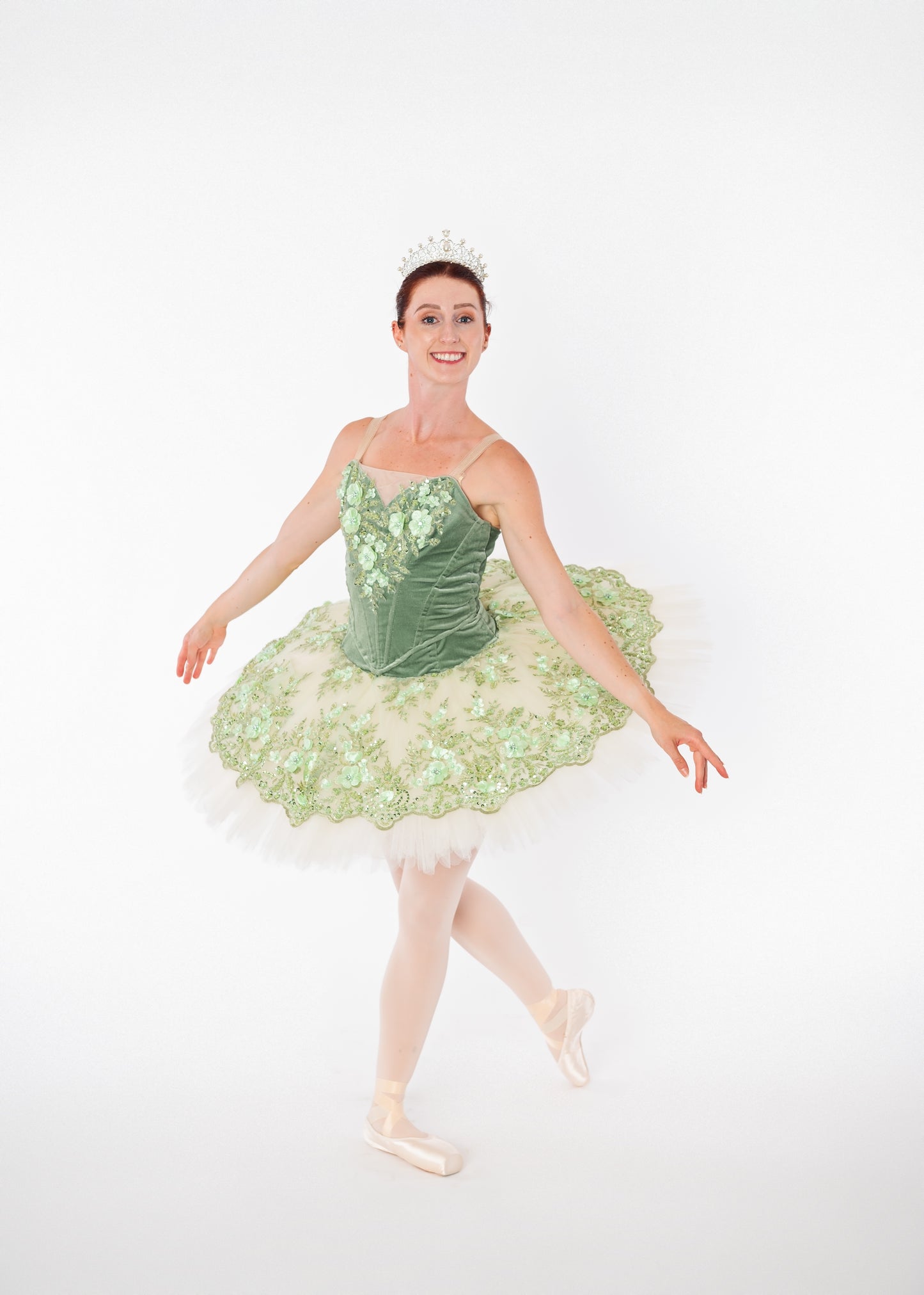 Sage Velvet Tutu Rental - Adult M, L (2)