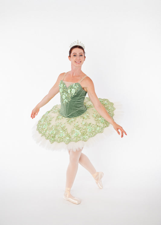 Sage Velvet Tutu Rental - Adult M, L (2)