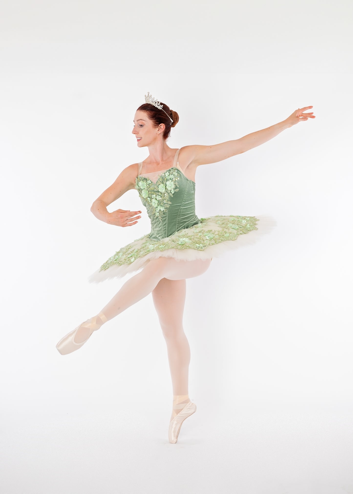Sage Velvet Tutu Rental - Adult M, L (2)