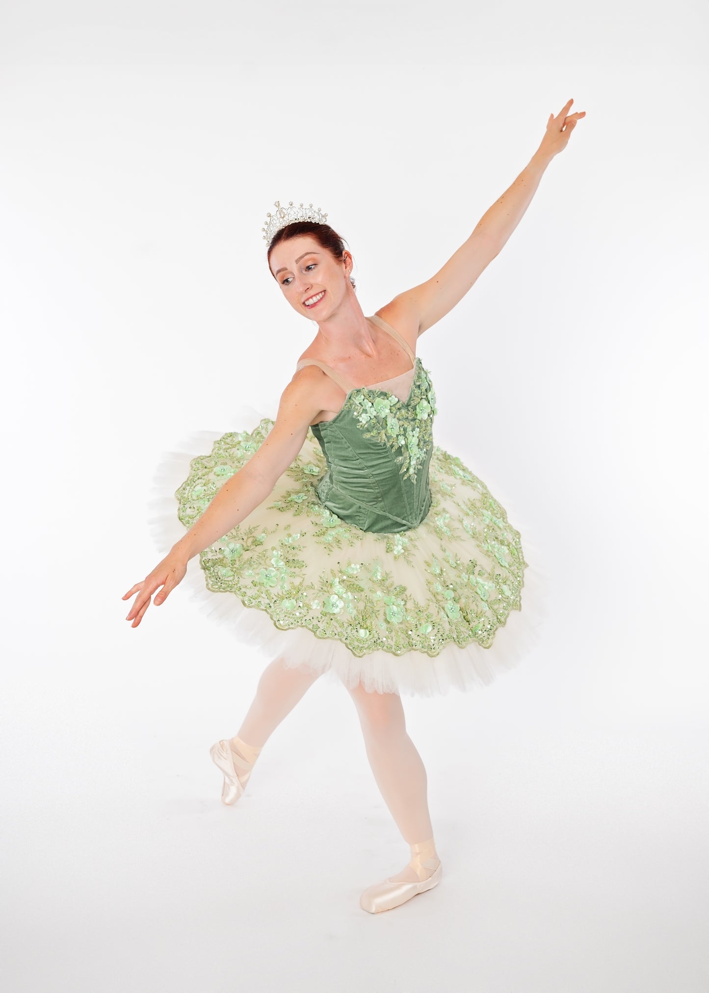 Sage Velvet Tutu Rental - Adult M, L (2)