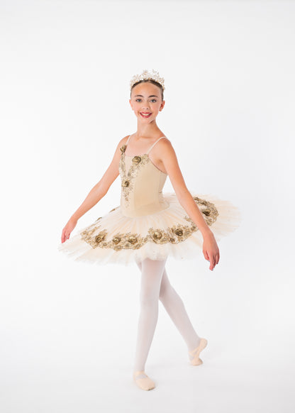 Taupe Flower Tutu