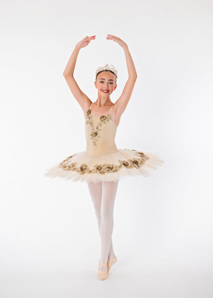 Taupe Flower Tutu