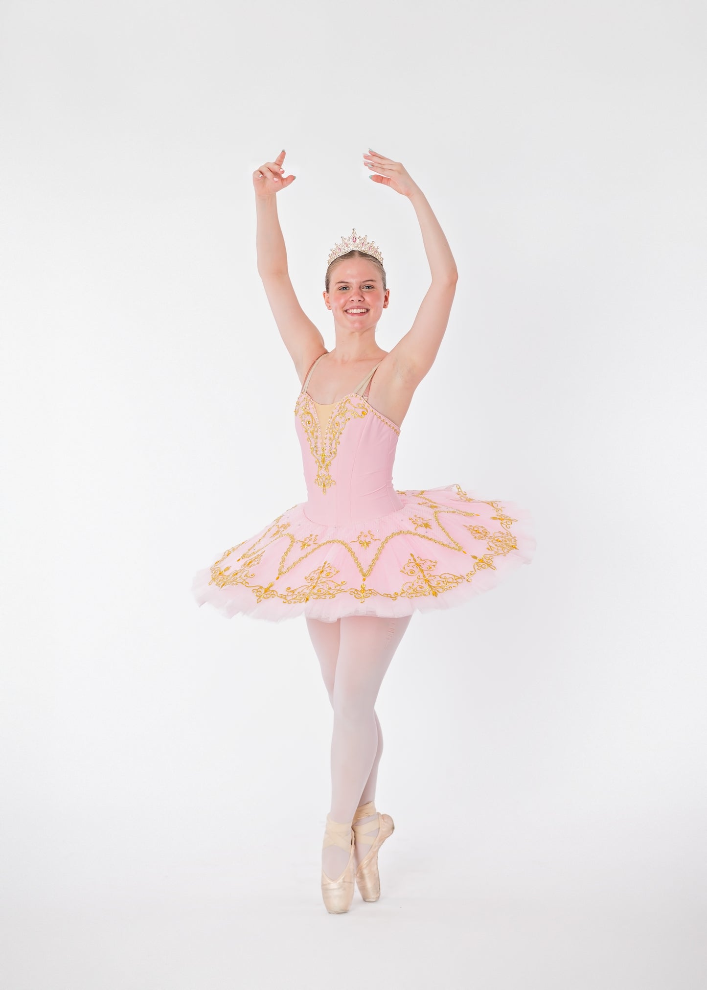 Pink & Gold Tutu Rental - Adult S