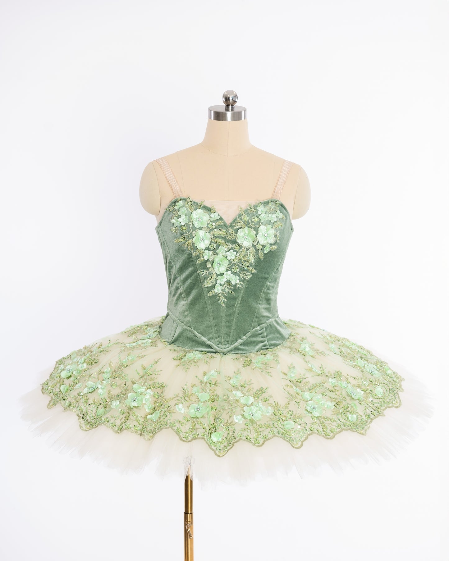Sage Velvet Tutu Rental - Adult M, L (2)
