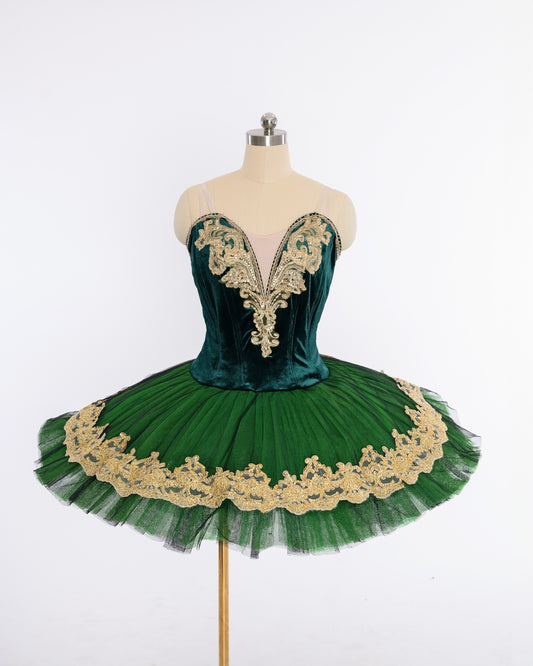 Green & Gold Tutu Rental - Adult L