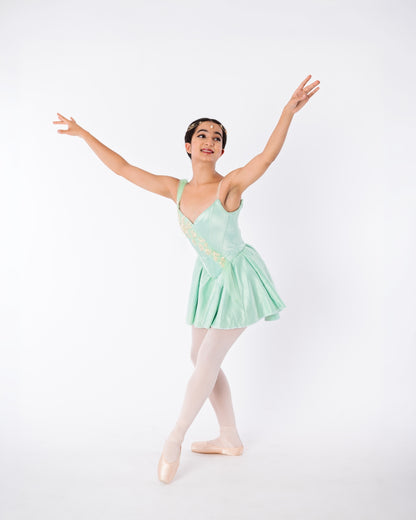 Mint & Gold Dress Rental - Adult XS
