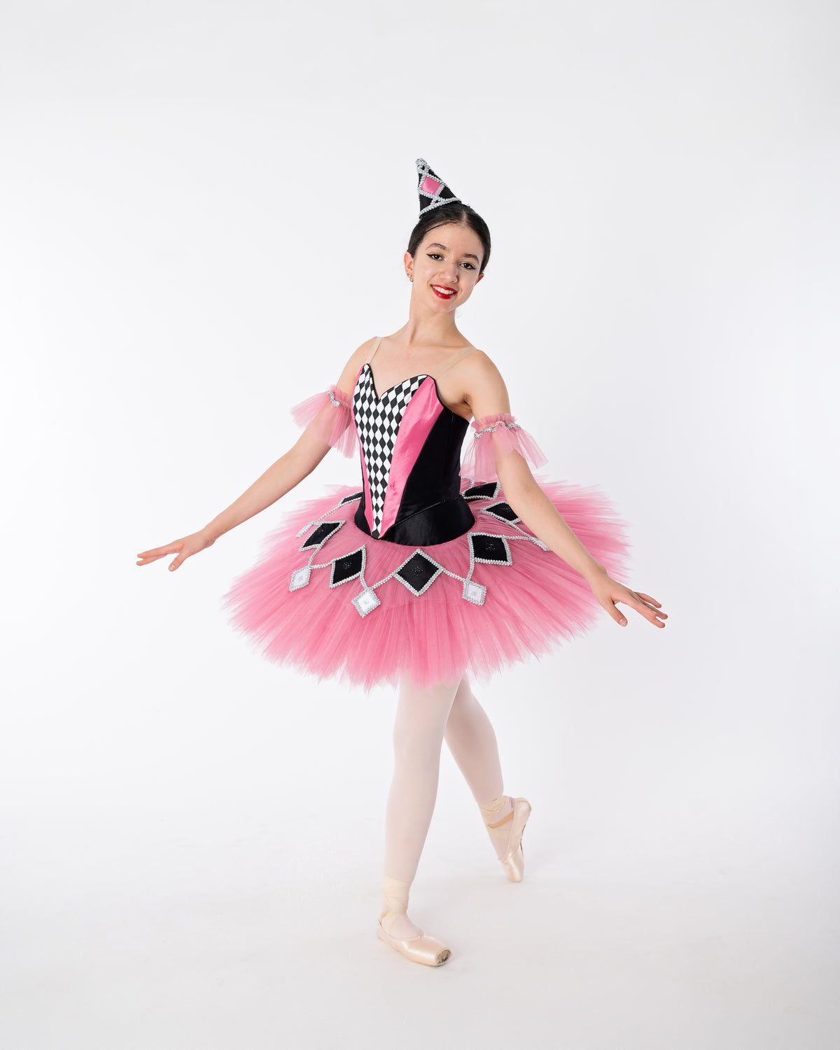 Pink Harlequin Tutu Rental - Adult XS/S