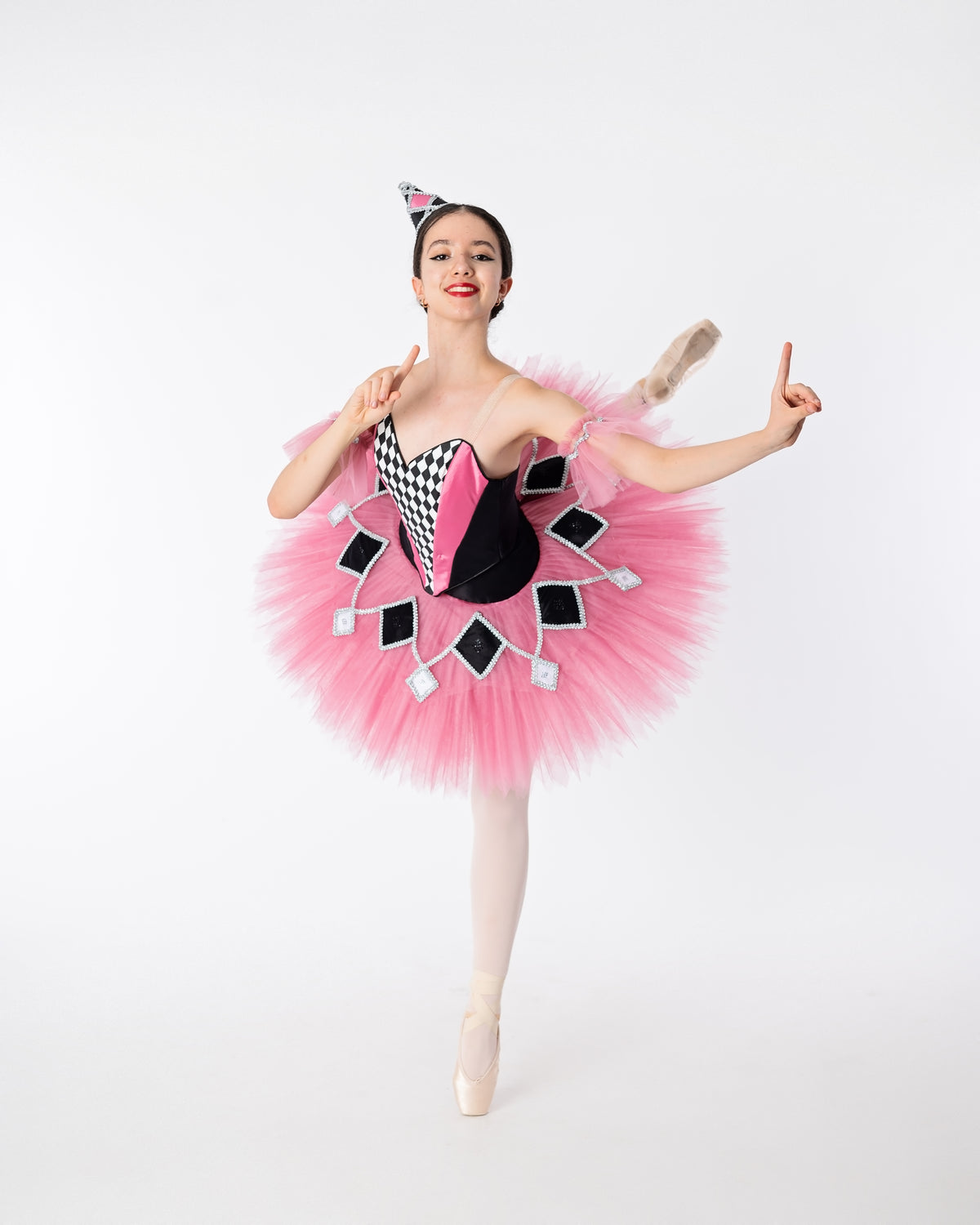 Pink Harlequin Tutu Rental - Adult XS/S