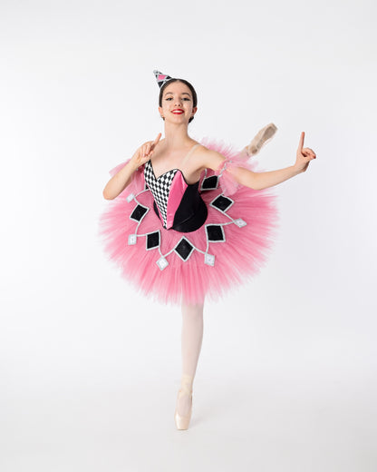 Pink Harlequin Tutu Rental - Adult XS/S
