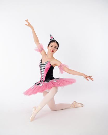 Pink Harlequin Tutu Rental - Adult XS/S