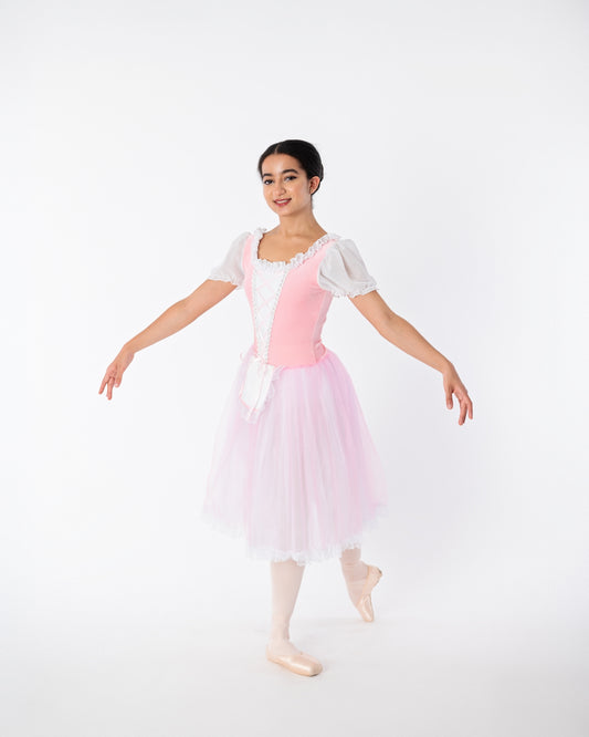 Pink Peasant Dress Rental - Adult XS, S (2)