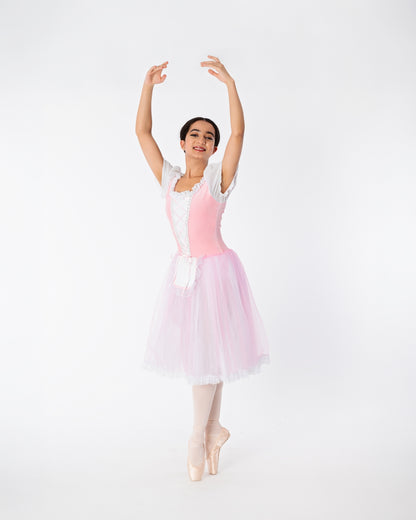 Pink Peasant Dress Rental - Adult XS, S (2)