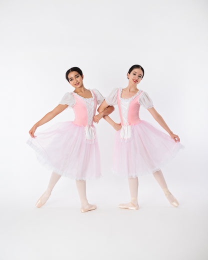 Pink Peasant Dress Rental - Adult XS, S (2)