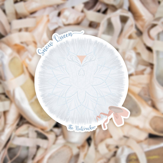 Snow Queen Tutu Sticker