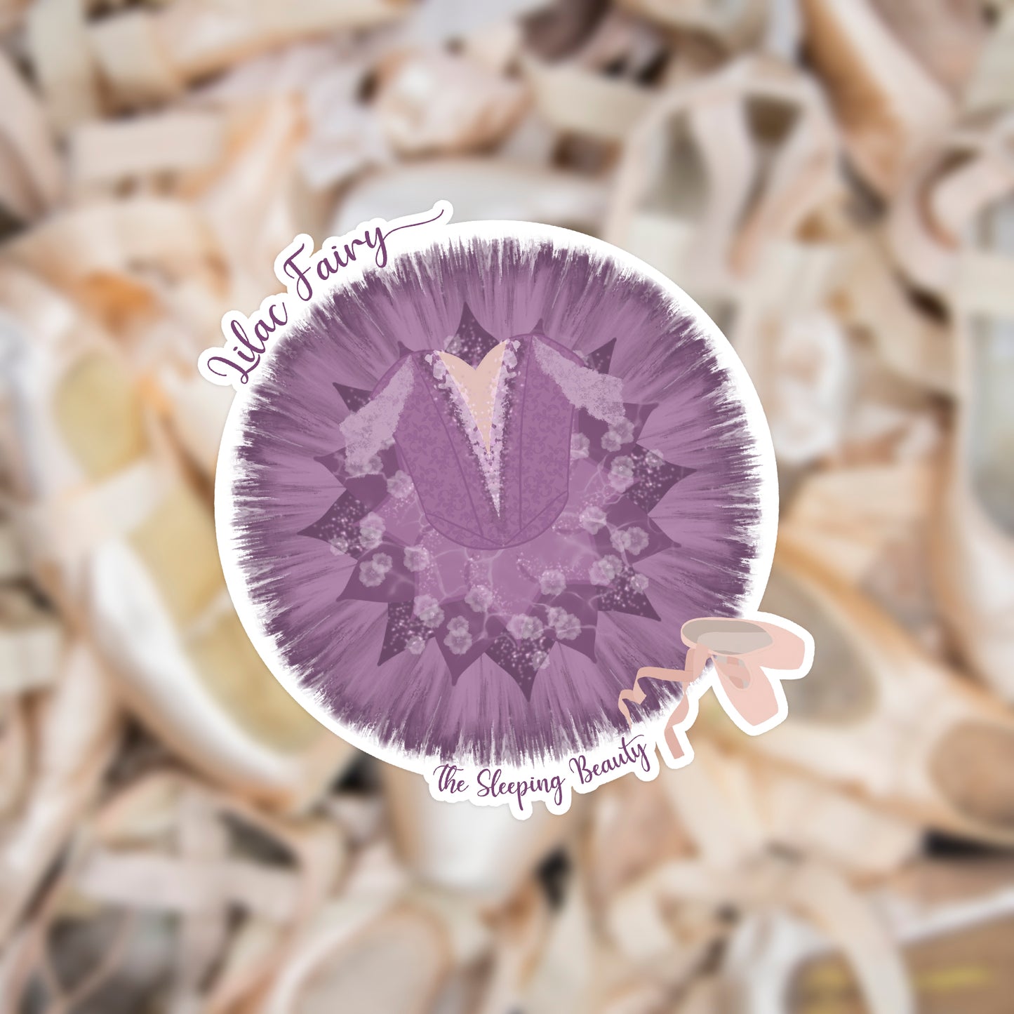 Lilac Fairy Tutu Sticker