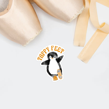 Tappy Feet Penguin Sticker